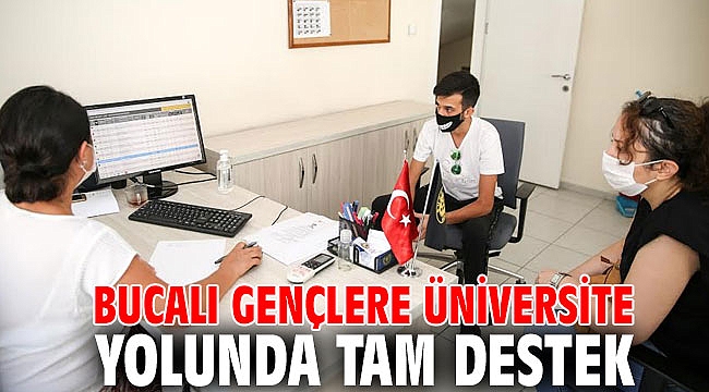 Bucalı gençlere üniversite yolunda tam destek