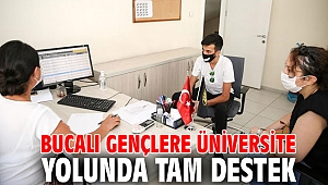 Bucalı gençlere üniversite yolunda tam destek 