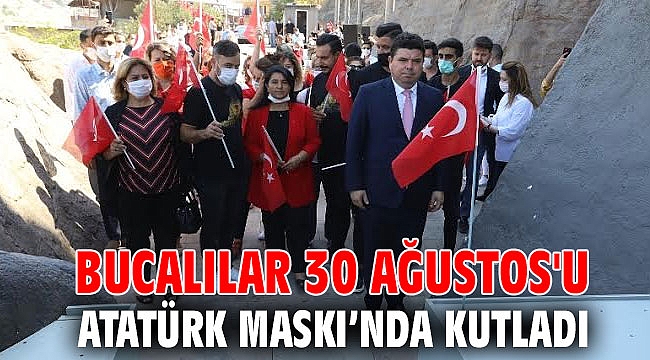 Bucalılar 30 Ağustos'u Atatürk Maskı’nda kutladı