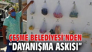 Çeşme Belediyesi’nden “Dayanışma Askısı”