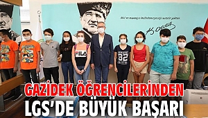 GAZİDEK öğrencilerine Başkan Arda'dan tebrik