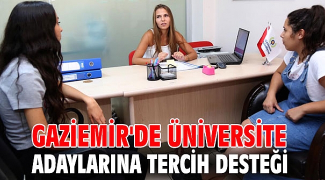 Gaziemir'de üniversite adaylarına tercih desteği