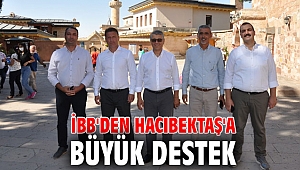 İBB'den Hacıbektaş'a teknik destek