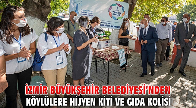 İzmir Büyükşehir Belediyesi’nden hijyen kiti ve gıda kolisi!