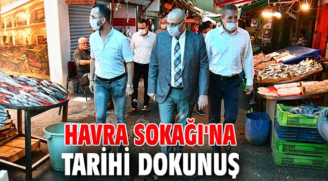 İzmir Büyükşehir'den Havra Sokağı'na tarihi dokunuş