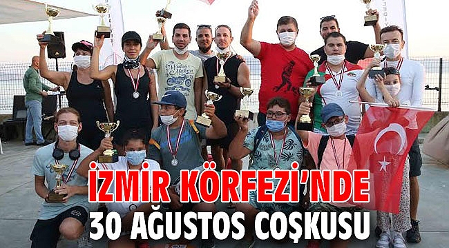 İzmir Körfezi’nde 30 Ağustos coşkusu
