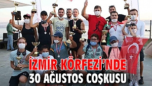 İzmir Körfezi’nde 30 Ağustos coşkusu