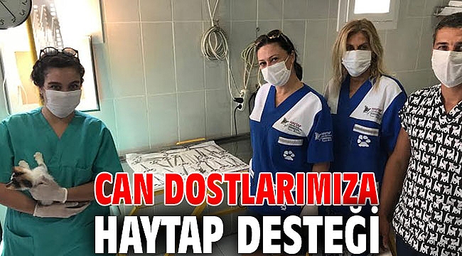 Karaburun'da Can dostlara HAYTAP desteği