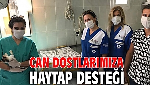Karaburun'da Can dostlara HAYTAP desteği 
