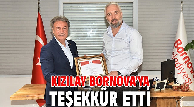 Kızılay Bornova teşekkür etti