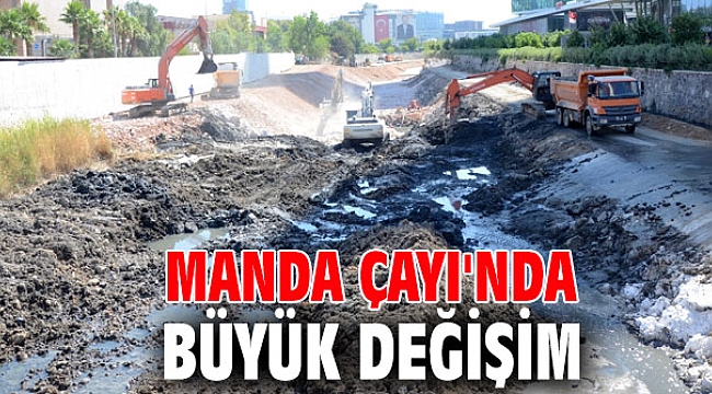 Manda Çayı’ndaki koku ve kirliliği bitirecek proje bu ay tamamlanıyor