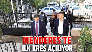 Menderes’te ilk kreş eğitime başlıyor