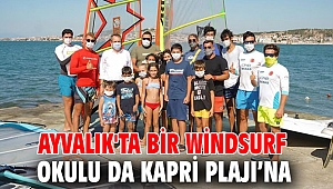 Windsurf Okulu Kapri plajı'na