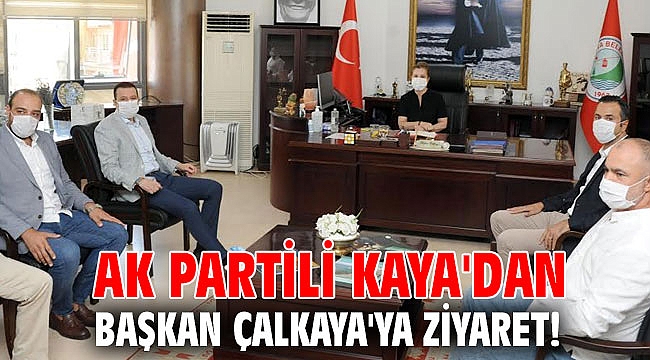 AK Partili Kaya'dan Başkan Çalkaya'ya ziyaret!