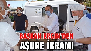 Başkan Ergin’den aşure ikramı
