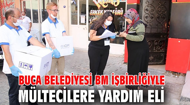 Buca Belediyesi BM işbirliğiyle mültecilere yardım eli