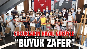 Gaziemir'de çocukların hayal gücüyle “Büyük Zafer”