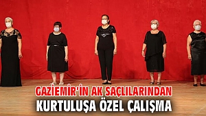 Gaziemir’in ak saçlılarından kurtuluşa özel çalışma