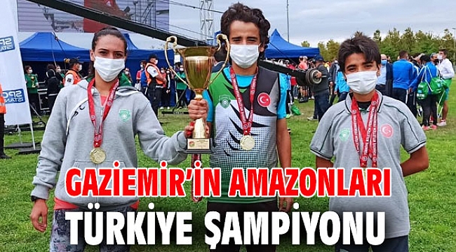 Gaziemir’in Amazonları Türkiye Şampiyonu