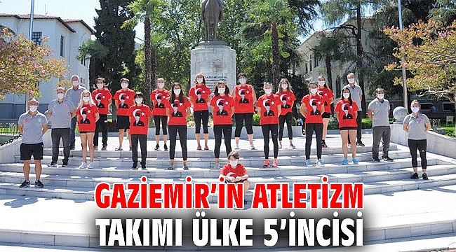 Gaziemir’in atletizm takımı ülke 5’incisi