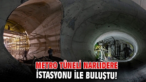 İzmir'de Metro tüneli Narlıdere İstasyonu ile buluştu!