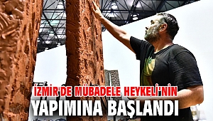 İzmir'de Mübadele Heykeli’nin yapımına başlandı
