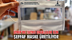 İzmir’den işitme engelliler için maske!