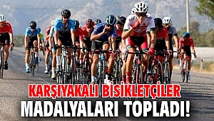 Karşıyakalı bisikletçiler madalyaları topladı!