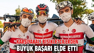 Karşıyakalı bisikletçilerden büyük başarı elde etti