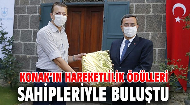 Konak’ın hareketlilik ödülleri verildi