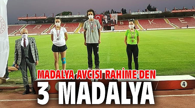 Madalya Avcısı Rahime'den 3 madalya