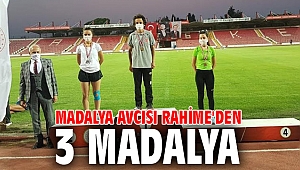 Madalya Avcısı Rahime'den 3 madalya