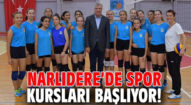 Narlıdere’de spor kursları başlıyor!