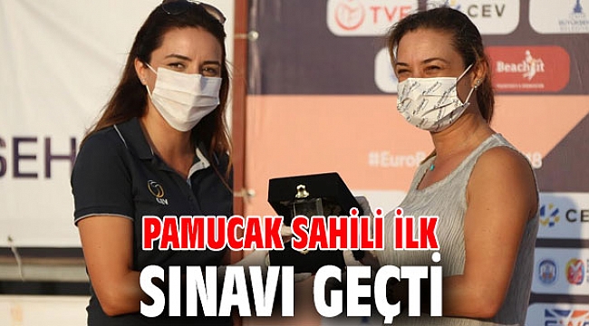 Pamucak Sahili ilk sınavı geçti