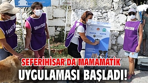 Seferihisar'da Mamamatik uygulaması başladı!