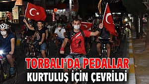 Torbalı’da pedallar kurtuluş için çevrildi