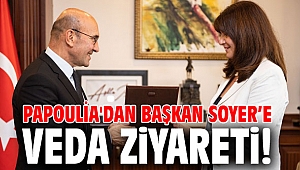 Argyro Papoulia'dan Başkan Soyer’e veda ziyareti!
