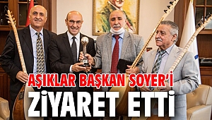 Aşıklardan Başkan Soyer'e ziyaret!
