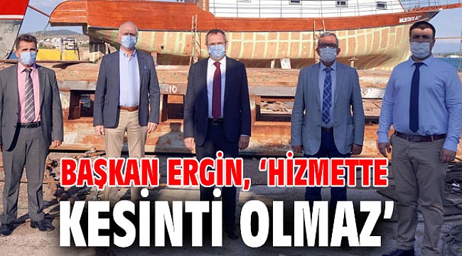 Başkan Ergin'den hizmet açıklaması