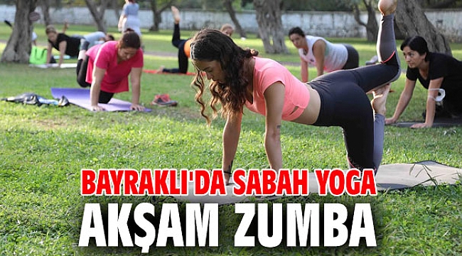 Bayraklı'da spor zamanı