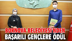 Bornova Belediyesi'nden başarılı gençlere ödül