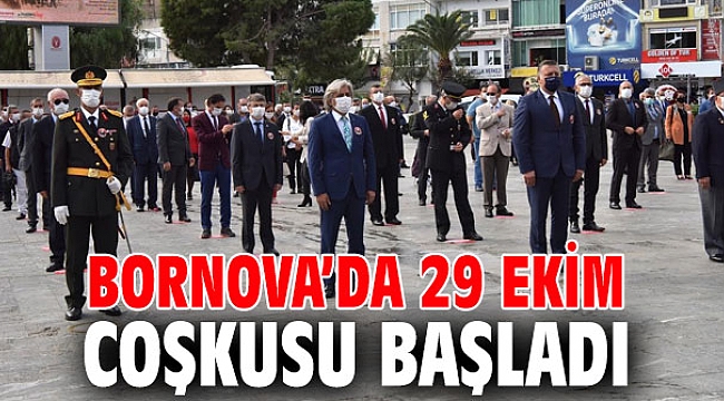 Bornova’da 29 Ekim coşkusu başladı