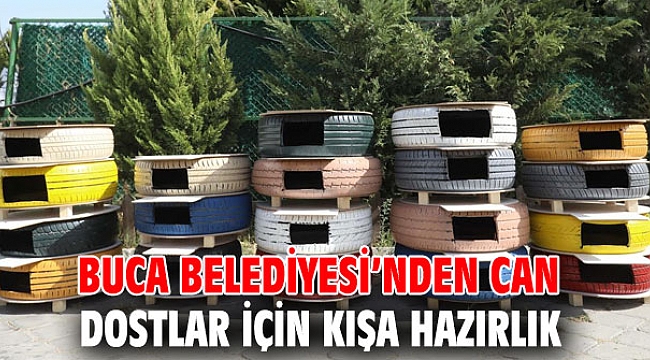 Buca Belediyesi’nden can dostlar için kışa hazırlık