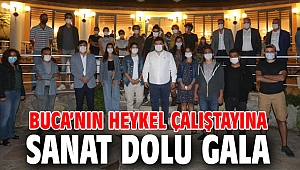 Buca’nın heykel çalıştayına sanat dolu gala 