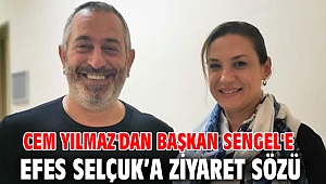 Cem Yılmaz, Başkan Sengel'e söz verdi! 