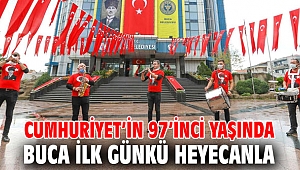 Cumhuriyet’in 97’inci yaşında Buca ilk günkü heyecanla 