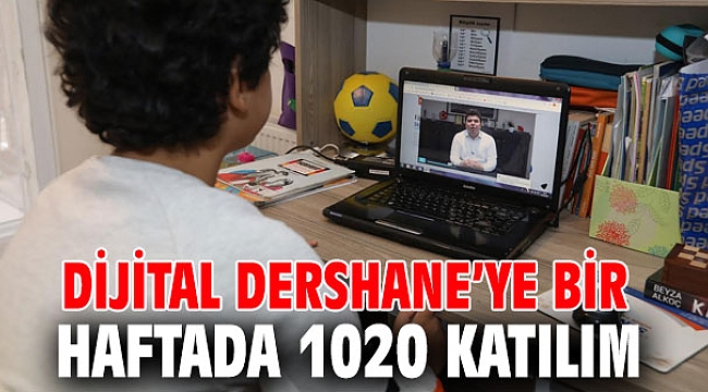 Dijital Dershane’ye bir haftada 1020 katılım