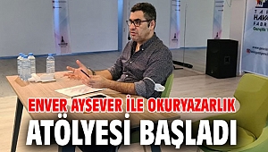 Gazeteci yazar Enver Aysever ile okuryazarlık atölyesi başladı