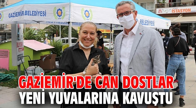 Gaziemir'de can dostlar yeni yuvalarına kavuştu