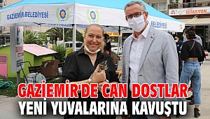 Gaziemir'de can dostlar yeni yuvalarına kavuştu